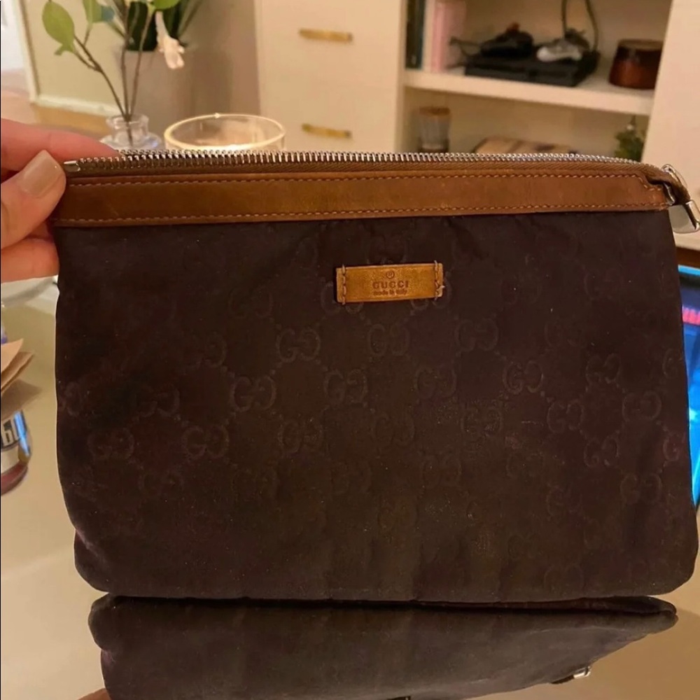 Gucci Monogram Clutch/Pouch